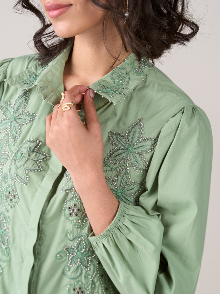 Madeline Green Shirt