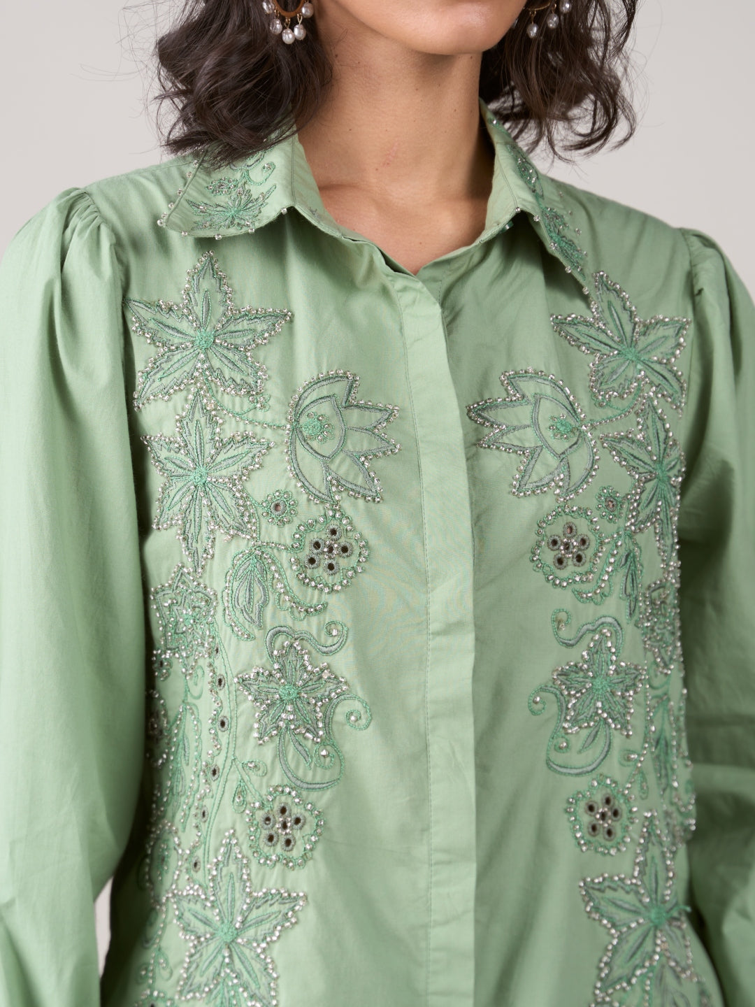 Madeline Green Shirt