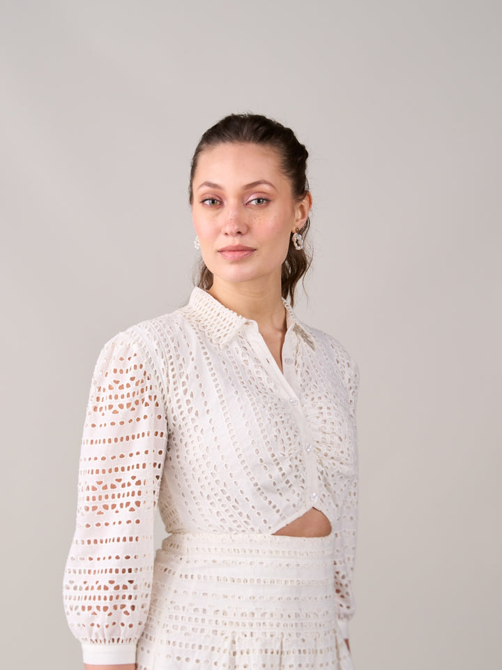 Deepika Ghose In Our Thea White Dress
