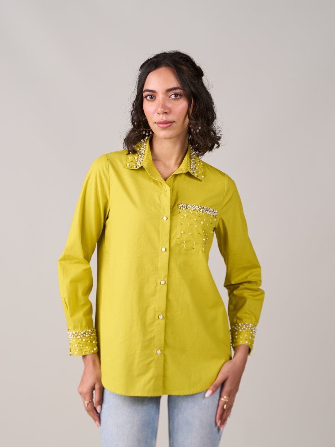 Sophie Lime Shirt