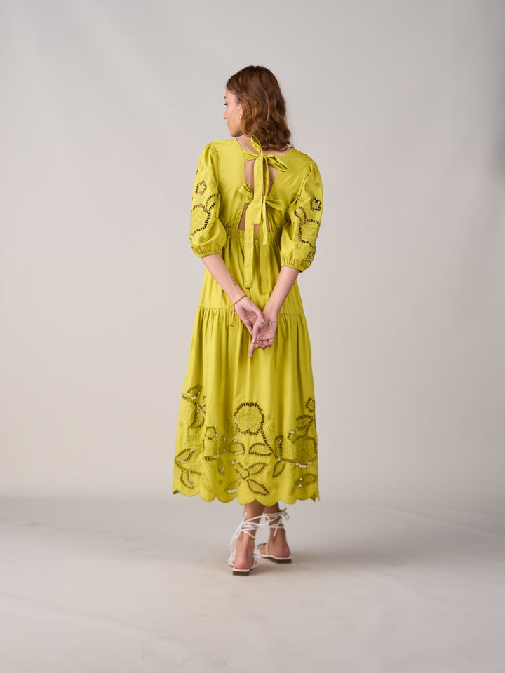 Ava Lime Dress