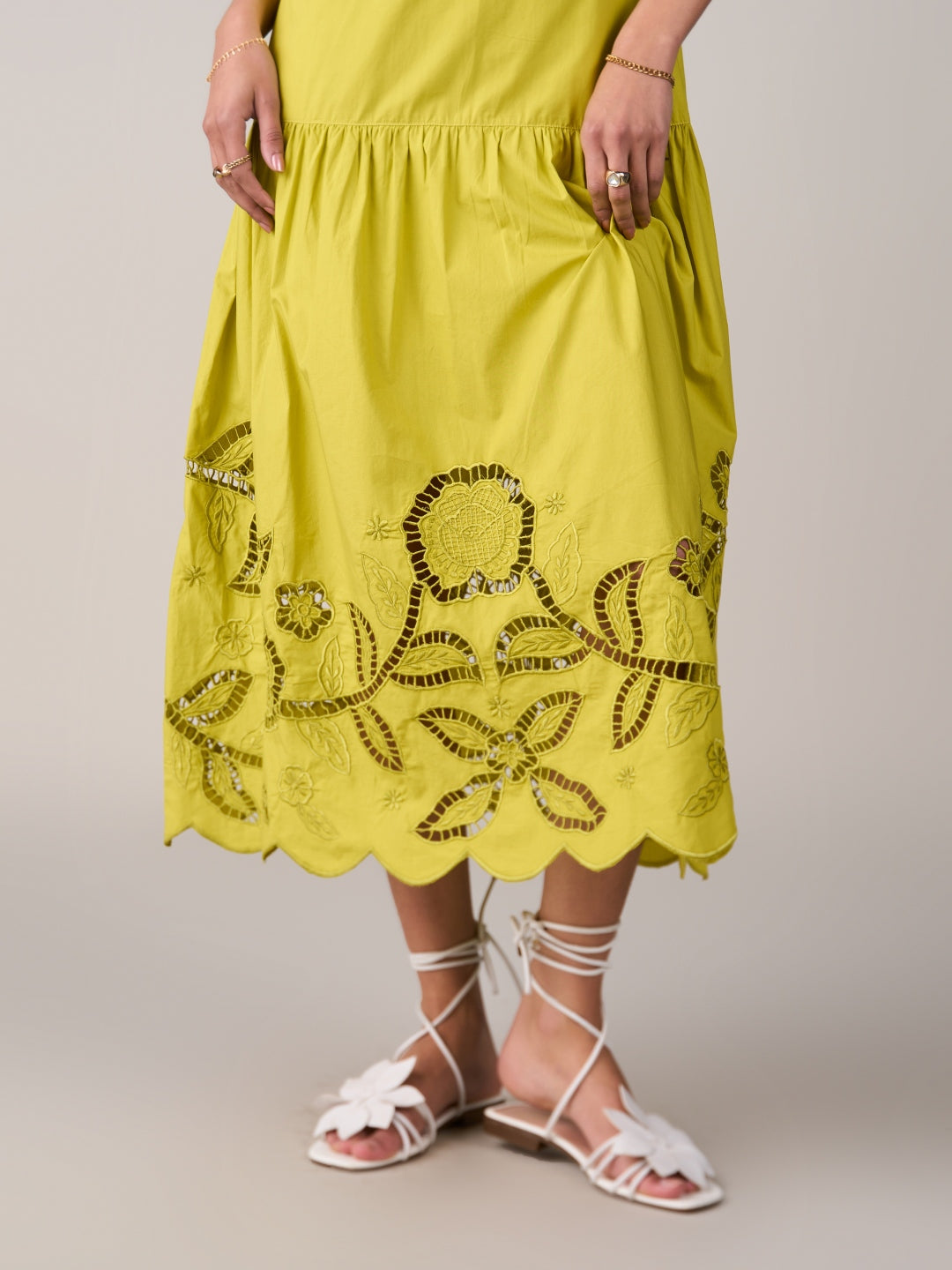 Ava Lime Dress