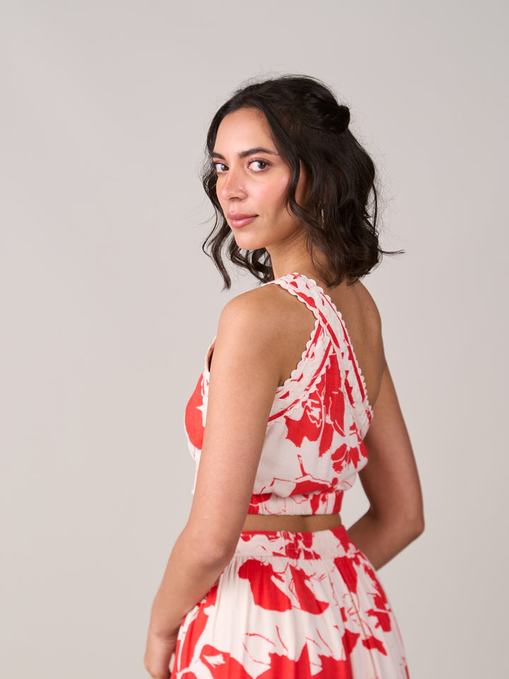 Sanjan Batra In Our Lina One Shoulder Top
