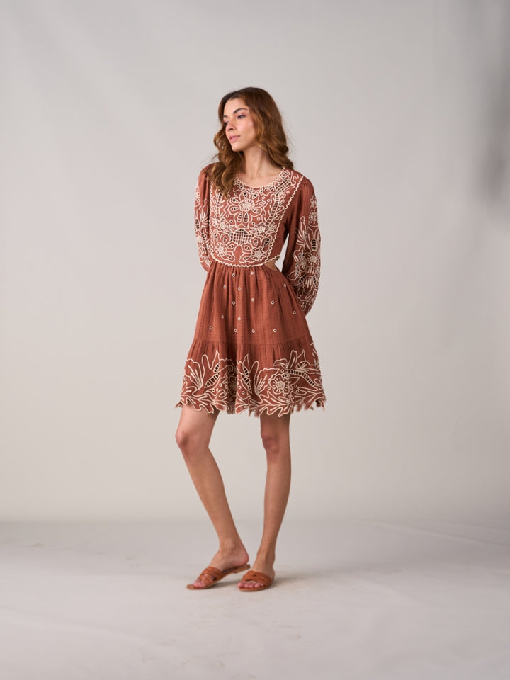 Hannah Embroidered Dress