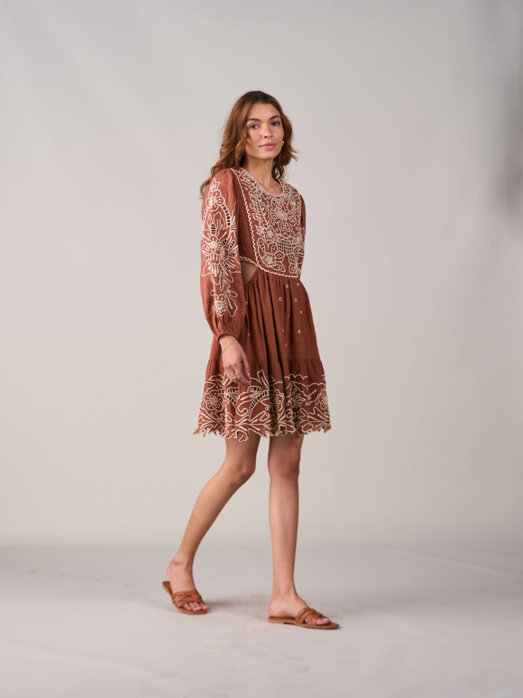 Hannah Embroidered Dress