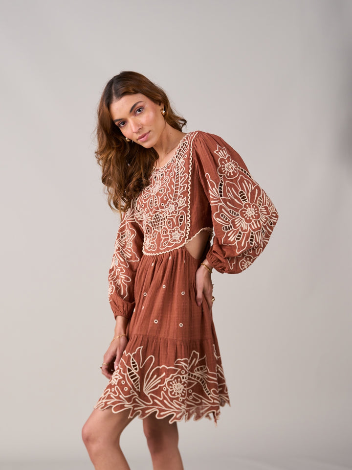 Hannah Embroidered Dress