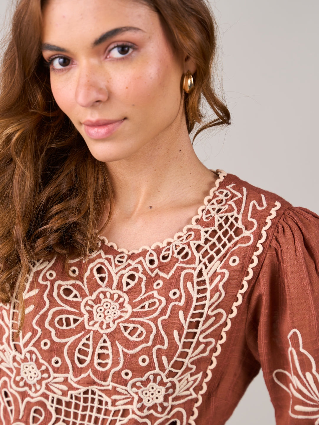 Hannah Embroidered Dress