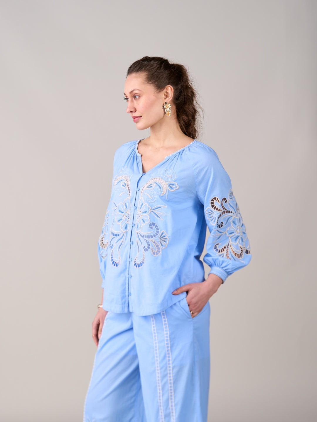 Kiara Embroidered Blouse