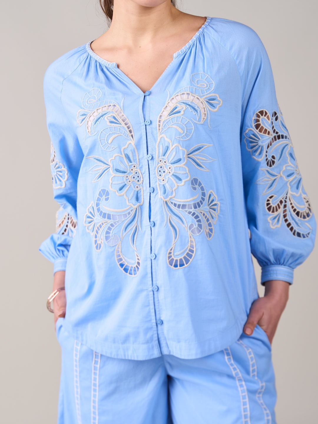 Kiara Embroidered Blouse