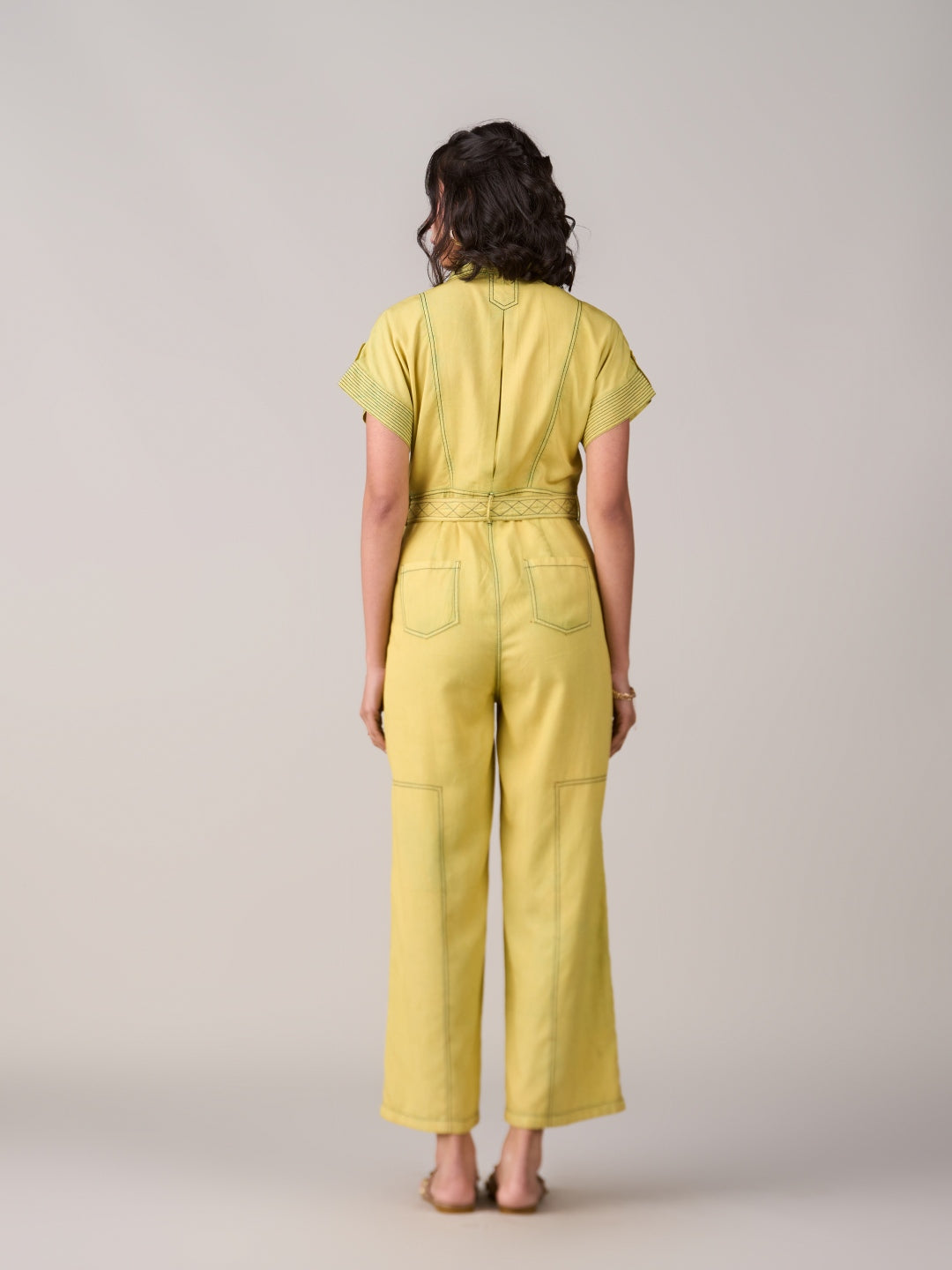 Adele Lime Jumpsuit