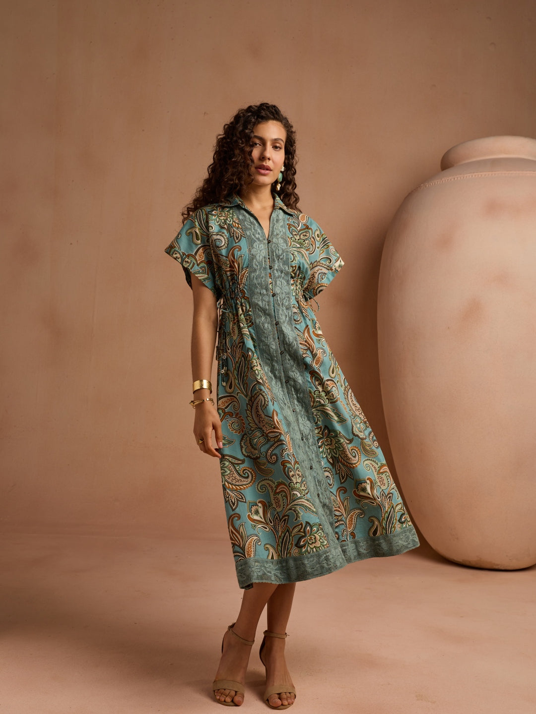 Lina Printed Midi