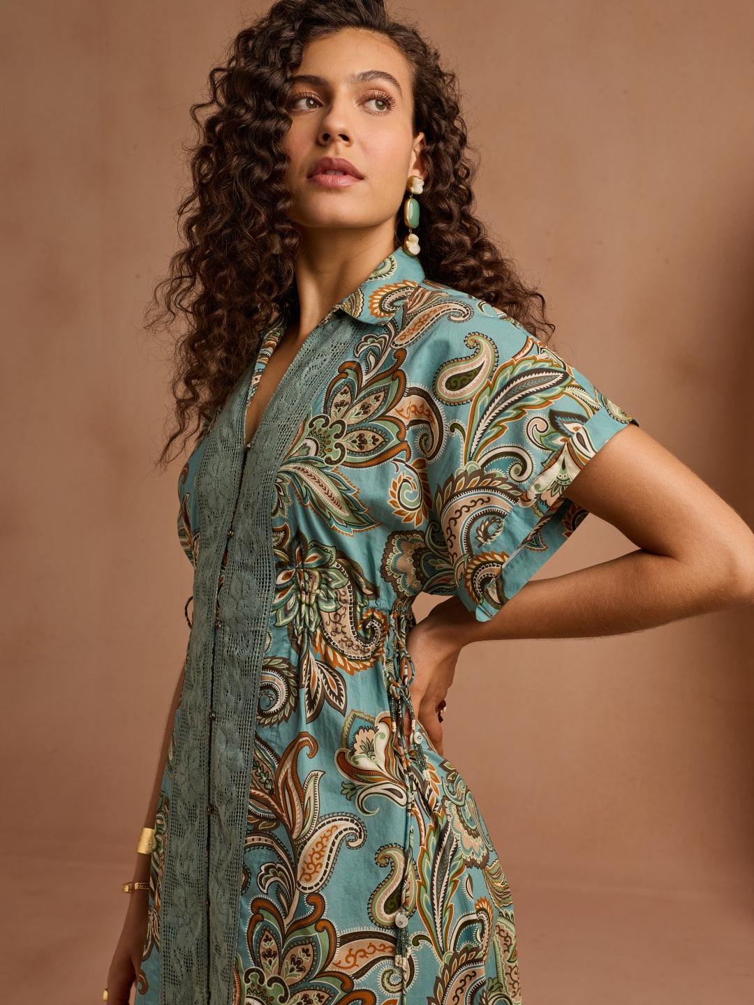 Lina Printed Midi