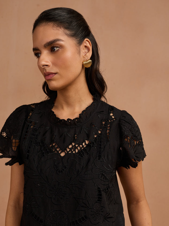 Isabell Cut-work Blouse