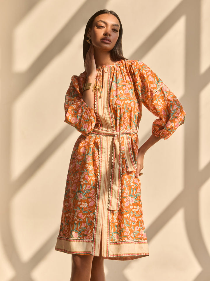 Magnolia Printed Dress