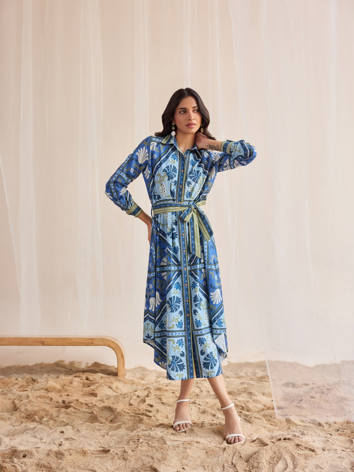 Nia Printed Dress