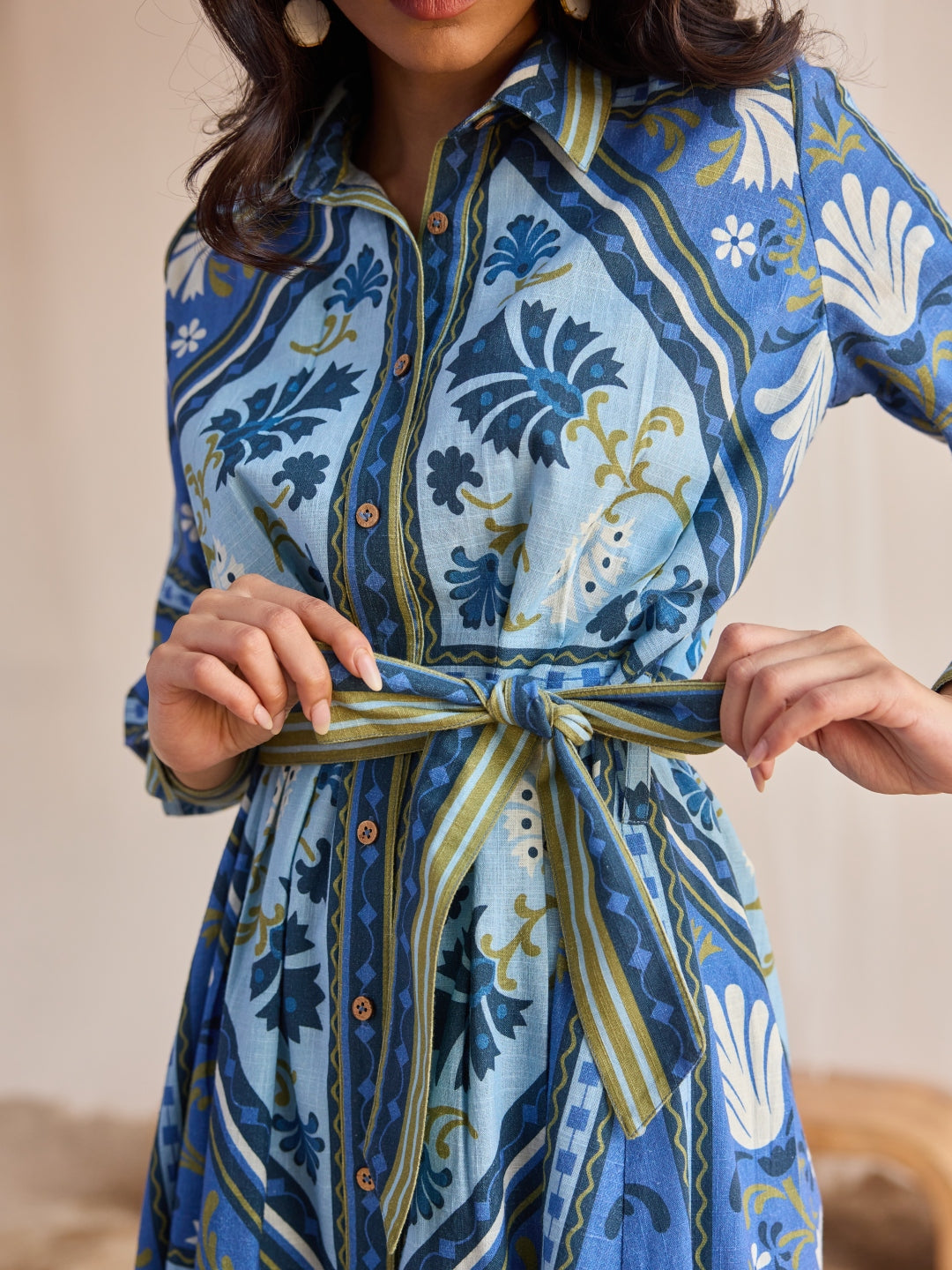 Nia Printed Dress