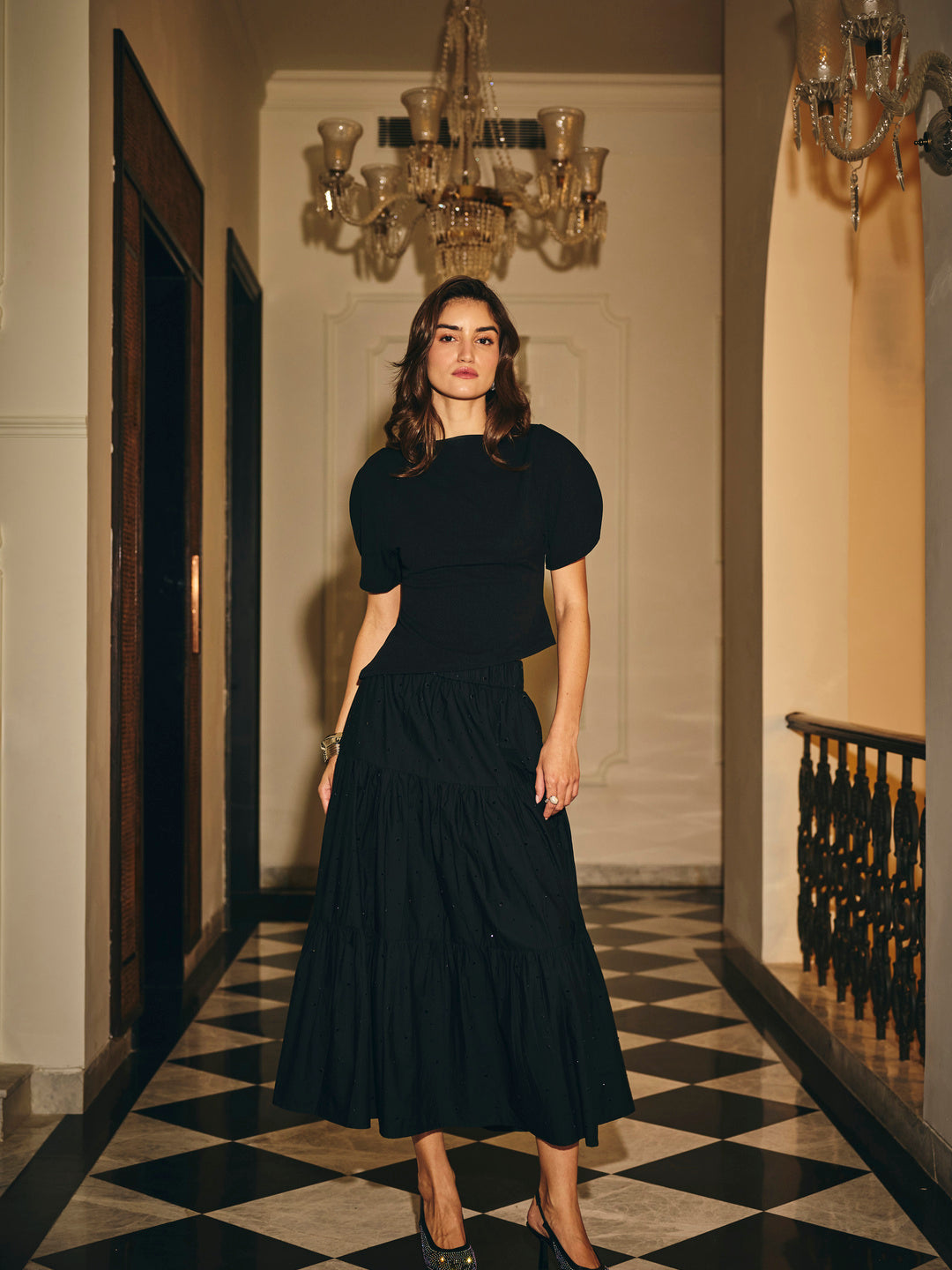 Rachel Embellished Maxi Skirt