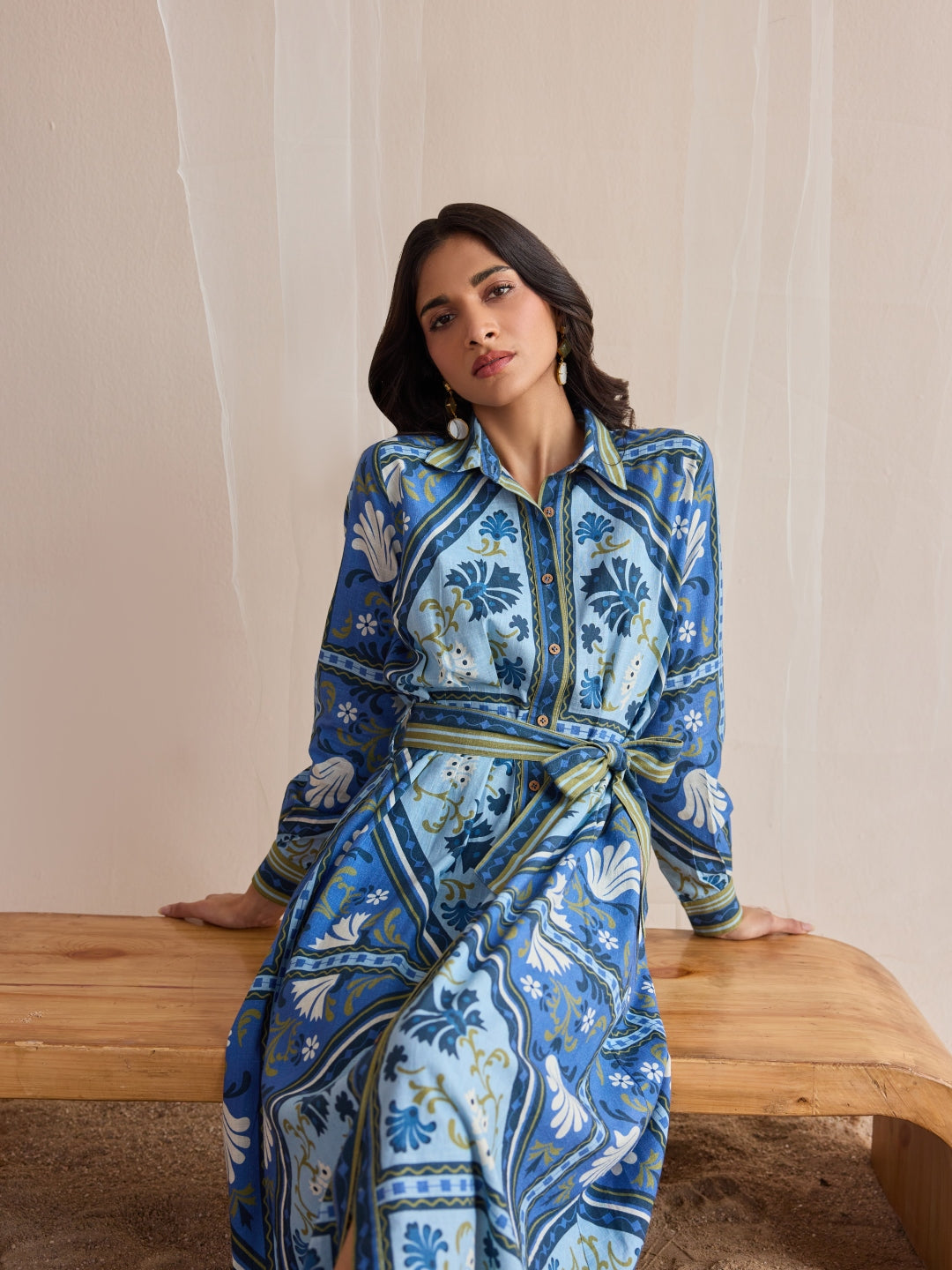 Nia Printed Dress