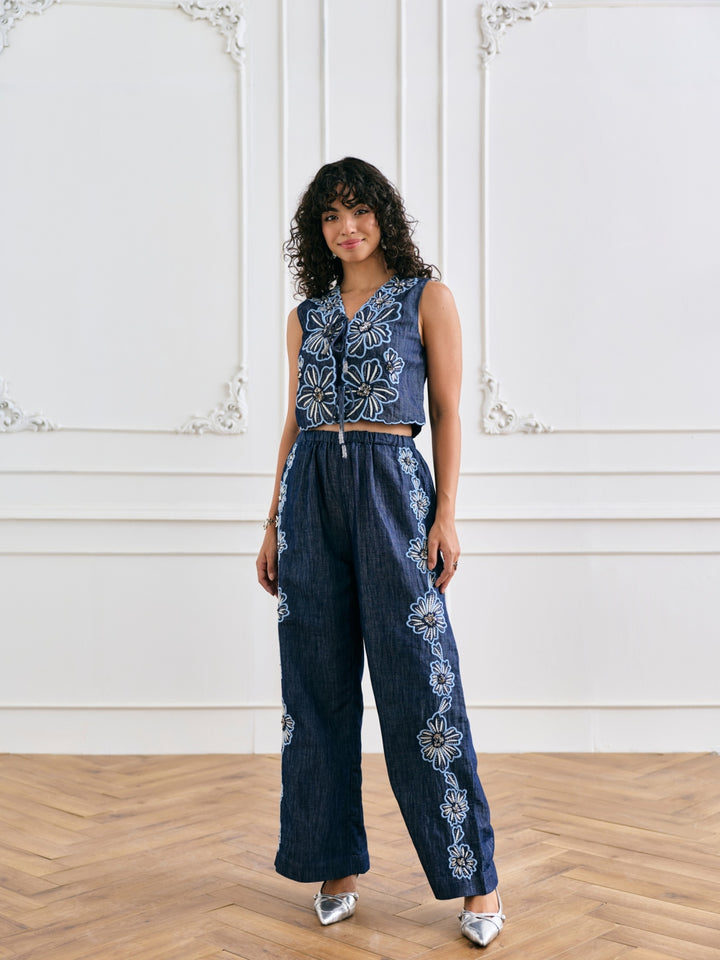 Evelyn Embroidered Pants