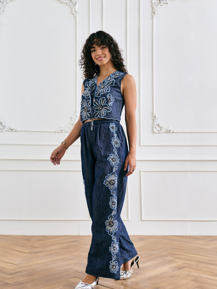 Evelyn Embroidered Pants