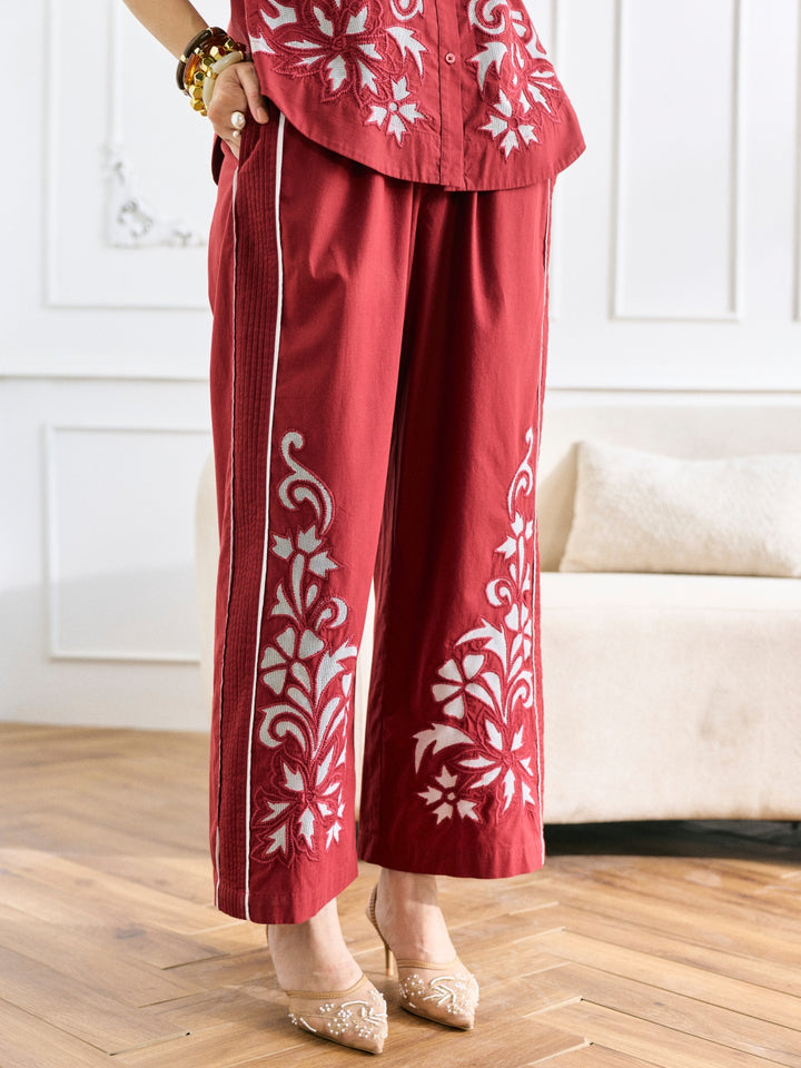 Lara Embroidered Pant