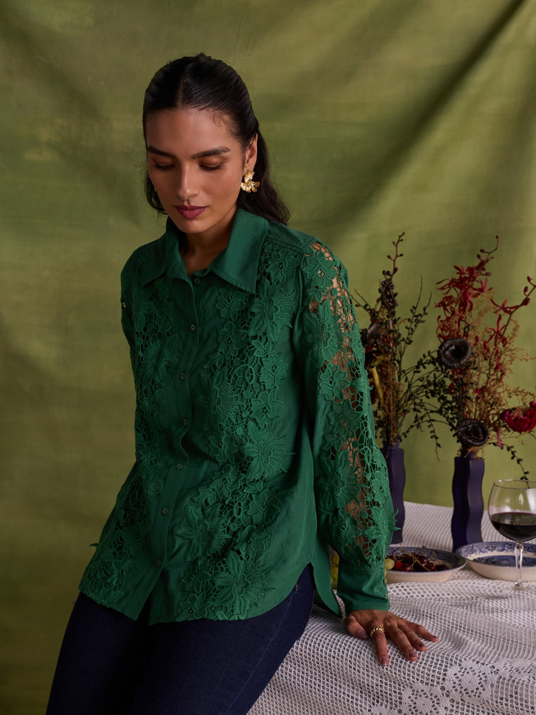Cheryl Lace Shirt