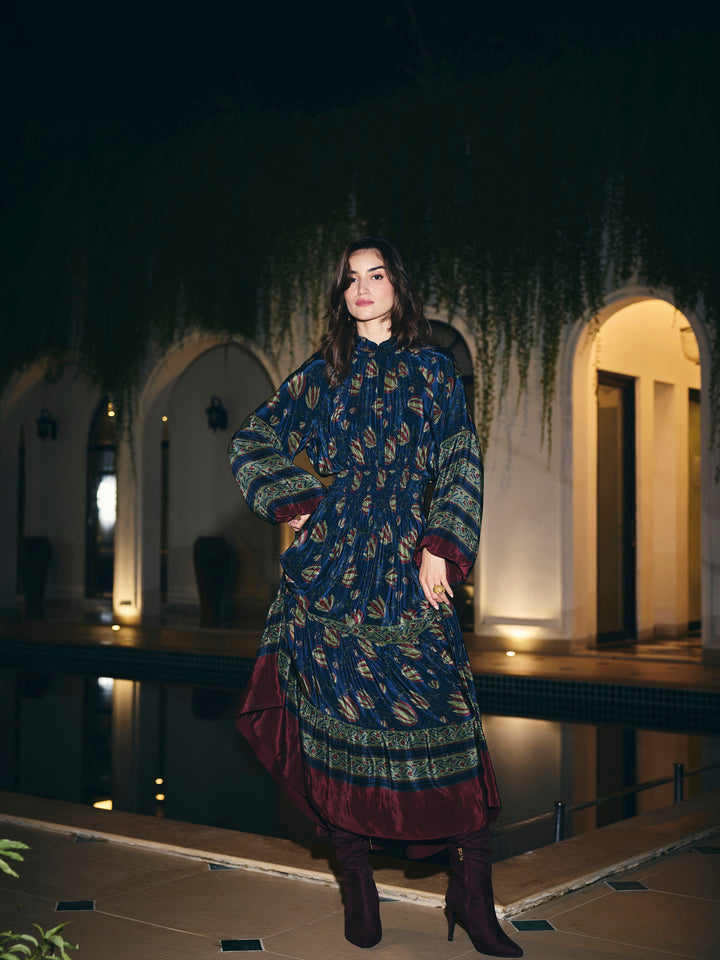 Sonal Ved in our Cynthia Mulberry Dress