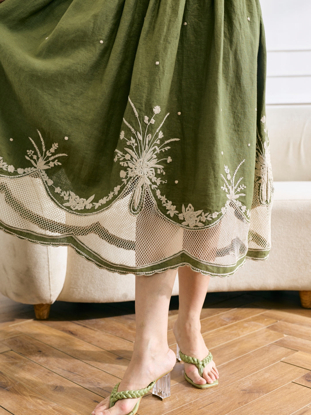 Amber 100% Linen Dress