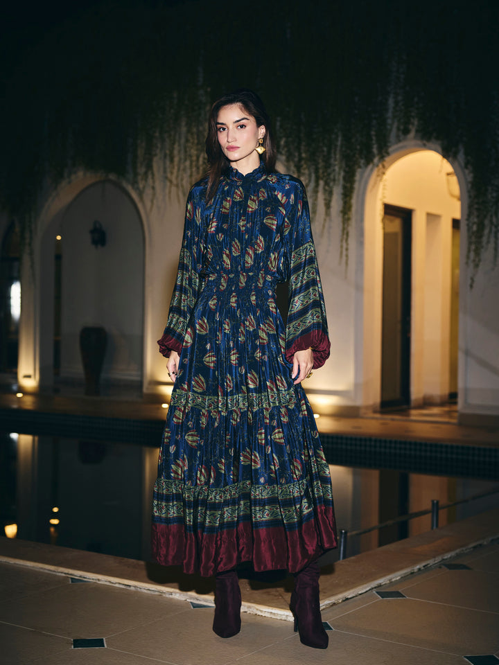 Sonal Ved in our Cynthia Mulberry Dress