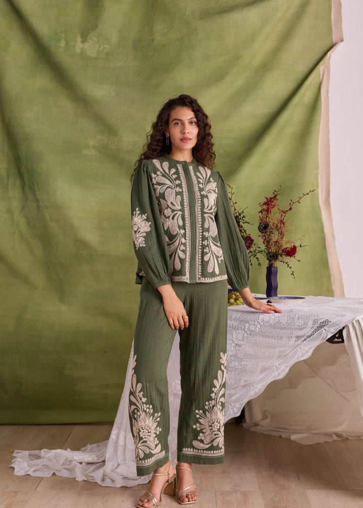 Eloise Embroidered Pant