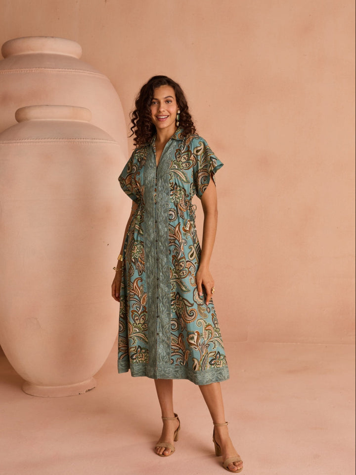 Lina Printed Midi