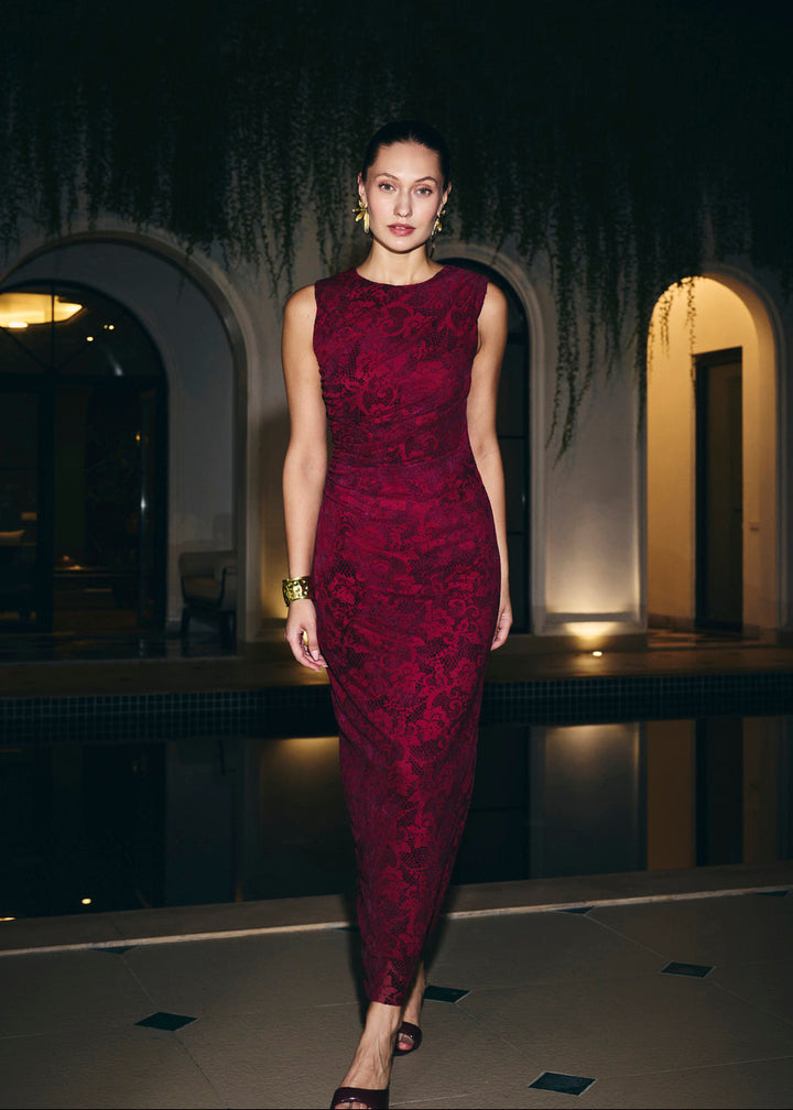 Tushita Mehta in our Monica mesh dress