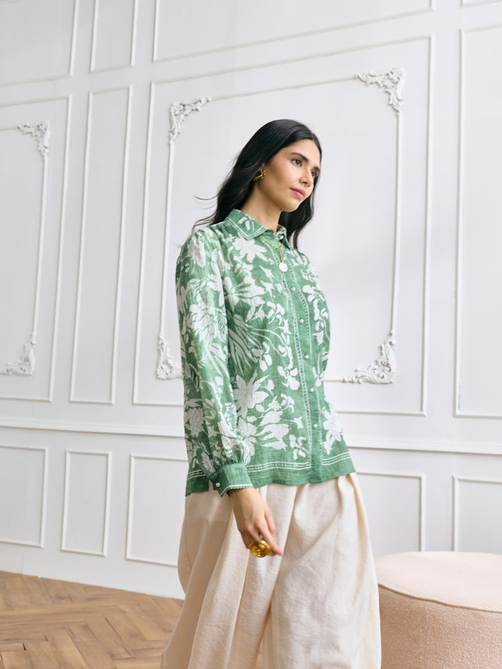 Stephanie Printed Blouse