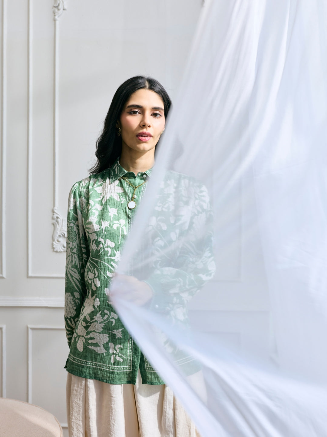Stephanie Printed Blouse