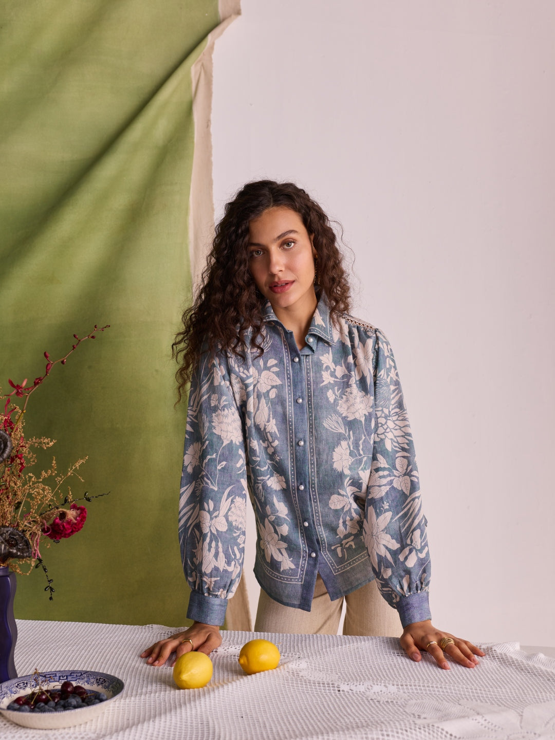 Stephanie Printed Blouse