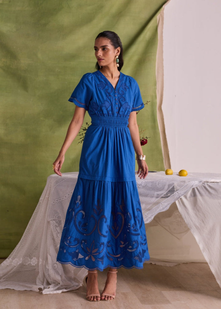Ava Cutwork Dress