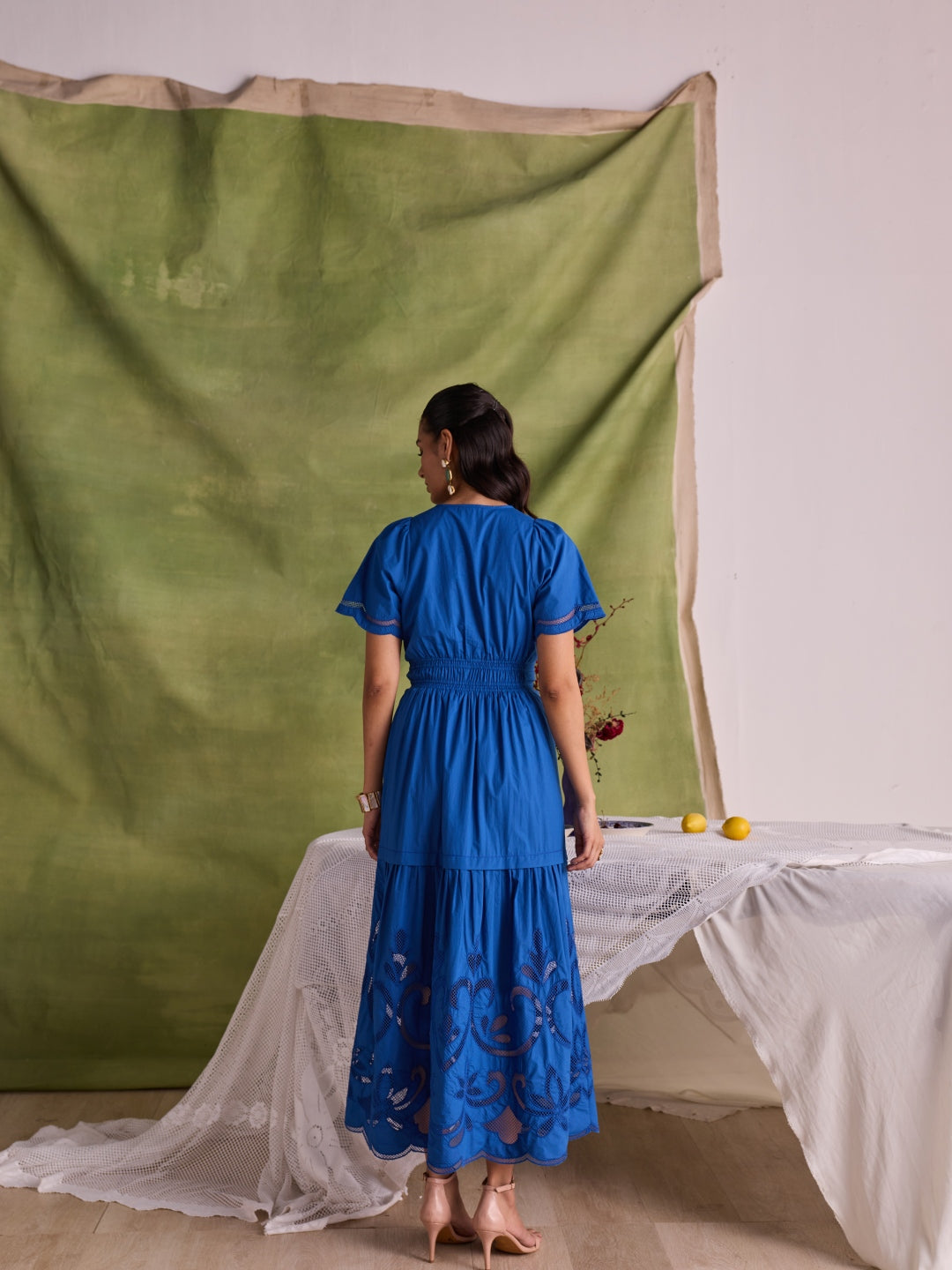 Ava Cutwork Dress