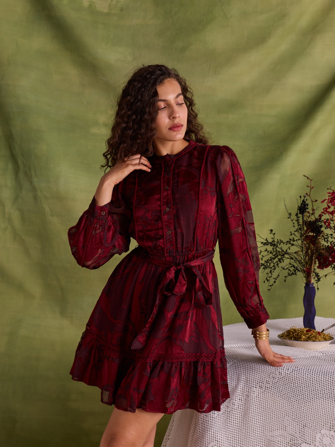 Yukta Sethi In Our Millie Jacquard Dress