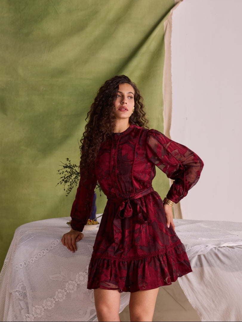 Yukta Sethi In Our Millie Jacquard Dress