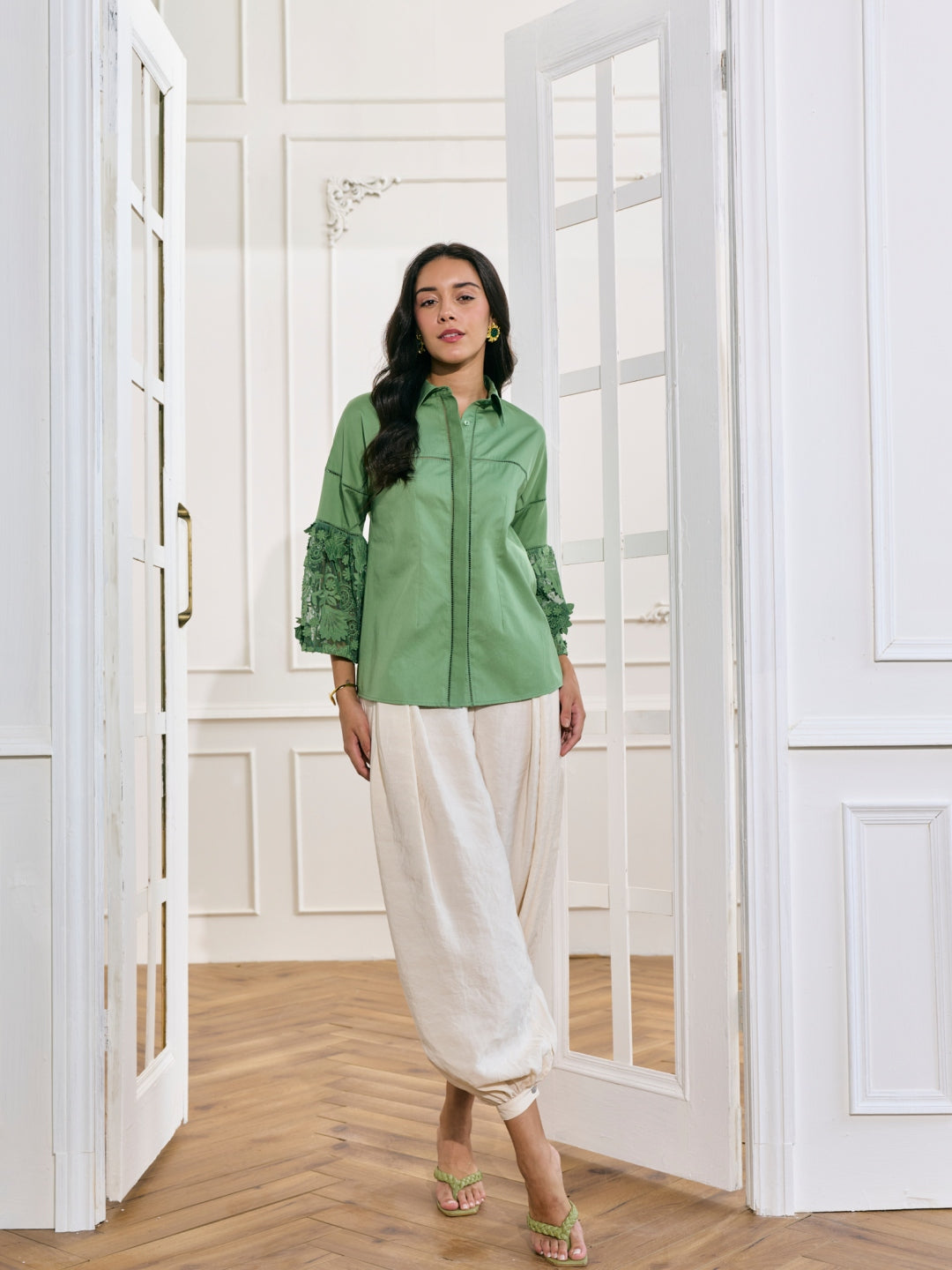 Cher 3D Embroidered Shirt
