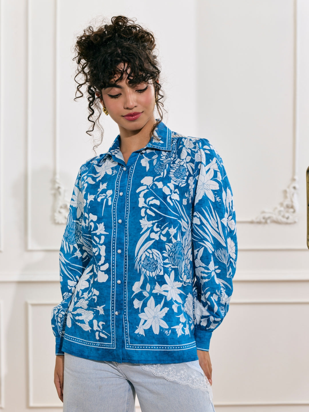 Stephanie Printed Blouse