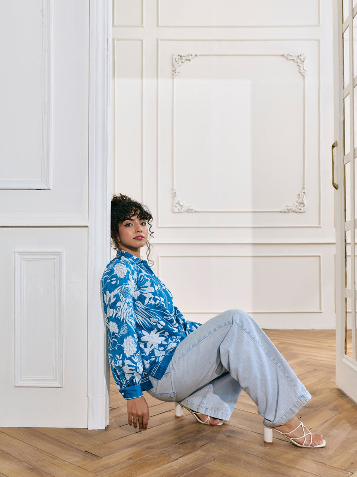 Stephanie Printed Blouse