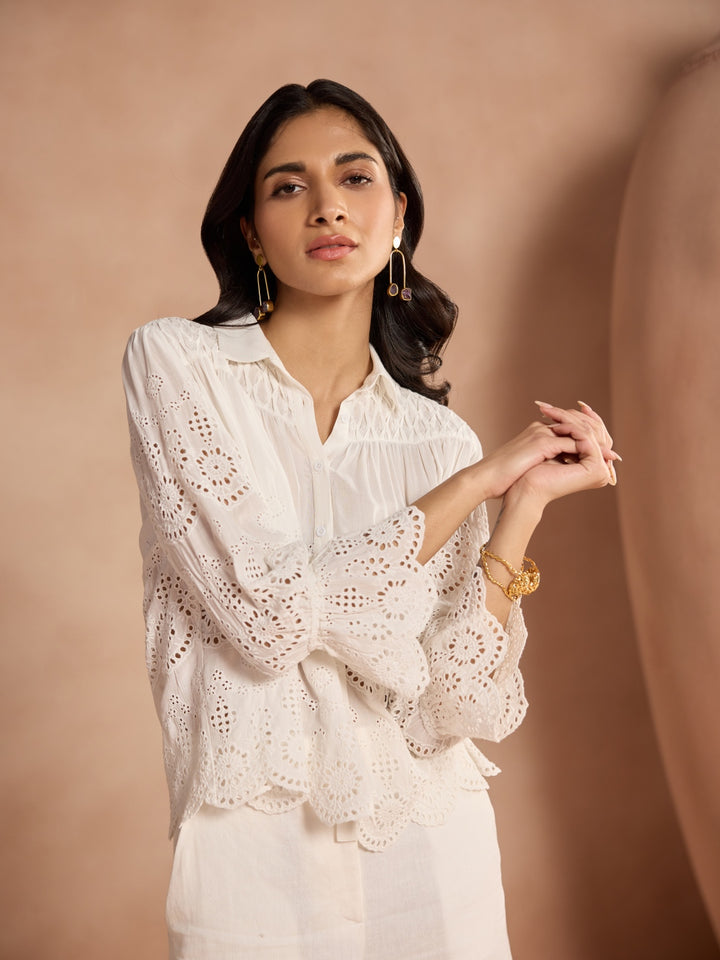 Alba Schiffli Shirt