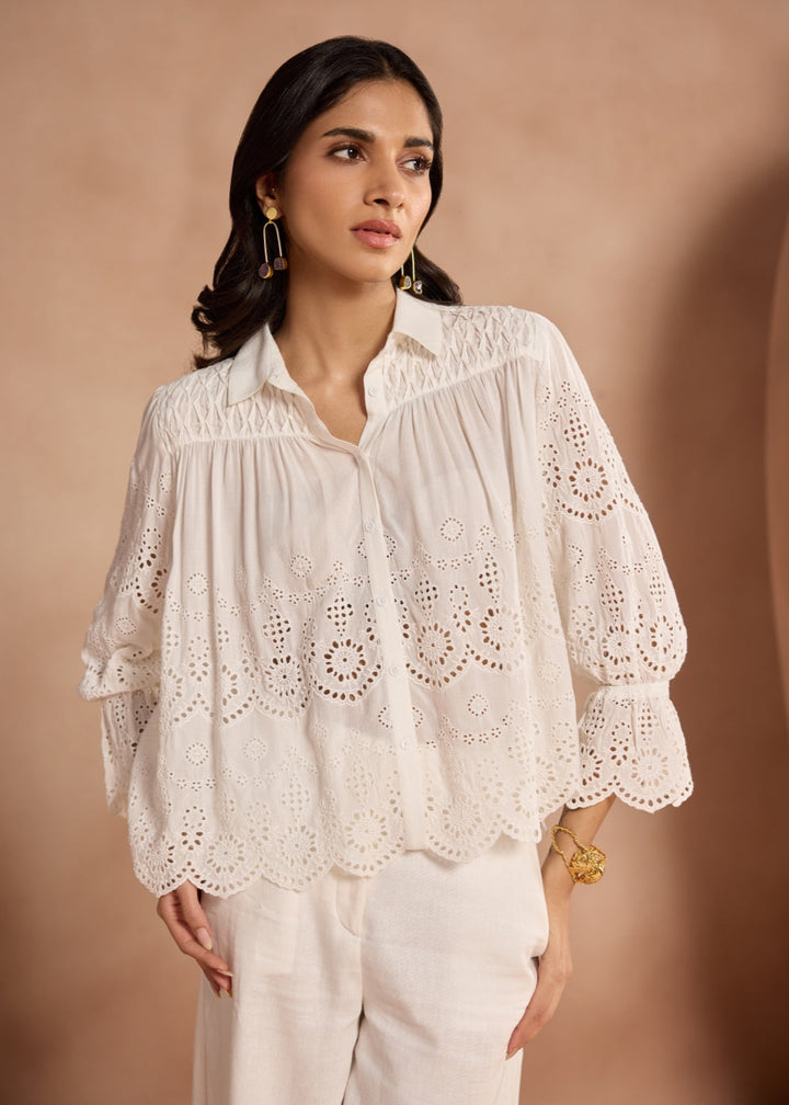 Alba Schiffli Shirt