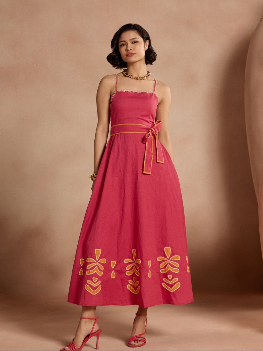 Navya Arya in our Clara Linen Blend Maxi Style Island Navya Arya in our Clara Linen Blend Maxi Style Island