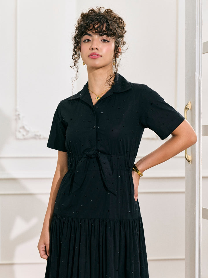Elena Embellished Dress