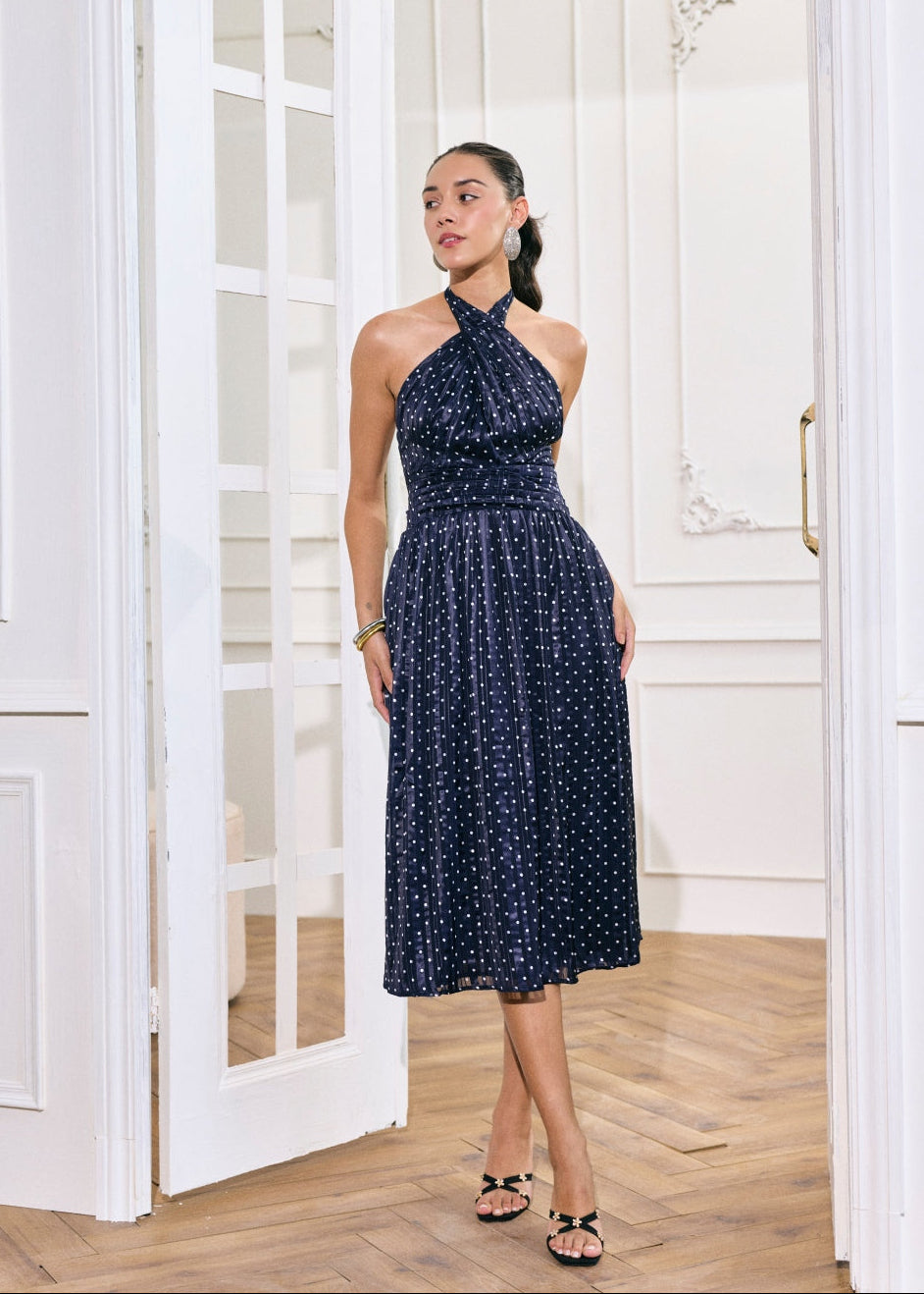 Suzanne Polka Dot Dress