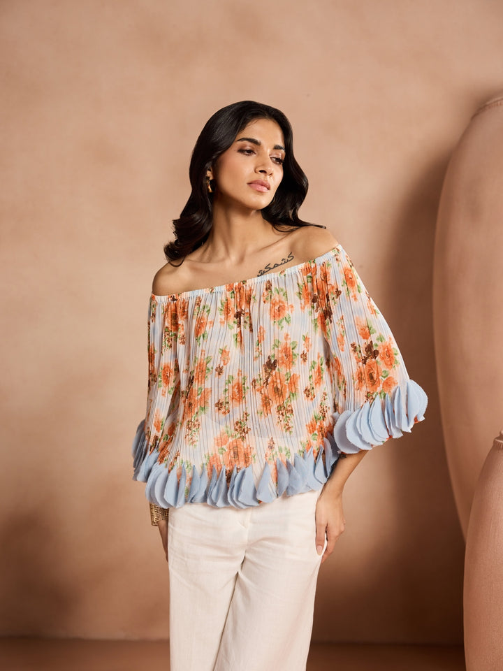 Julie Pleated Blouse
