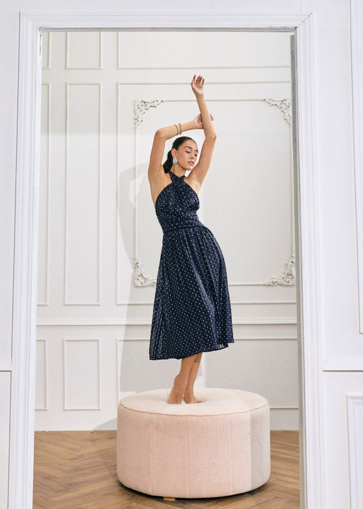 Suzanne Polka Dot Dress