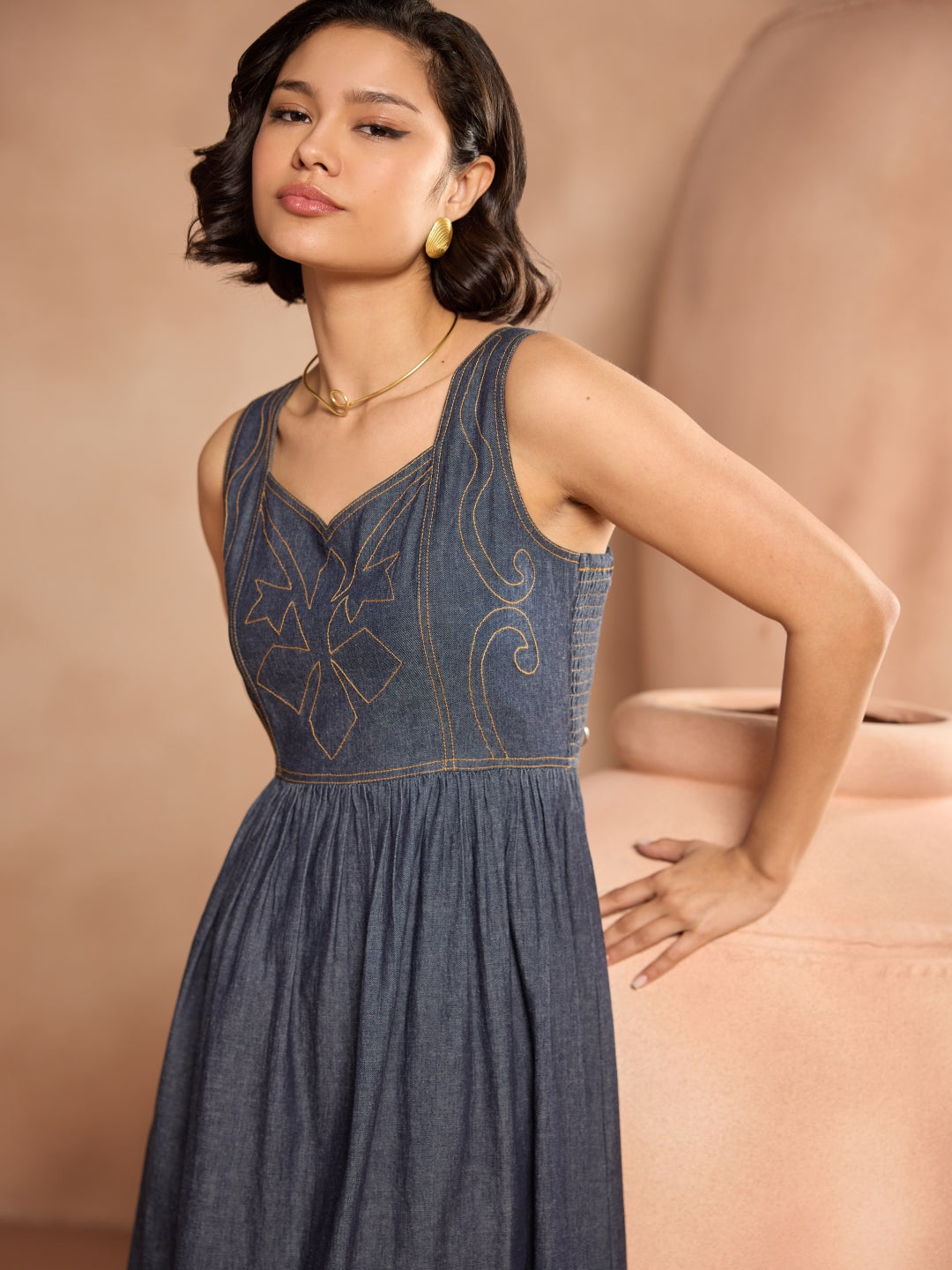 Hailey Denim Maxi
